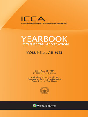 cover image of Yearbook Commercial Arbitration, Volume XLVIII (2023)